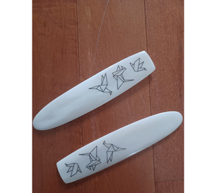 Reliure à dossier en os Reliure à dossier en os d'eau - Product Image 1