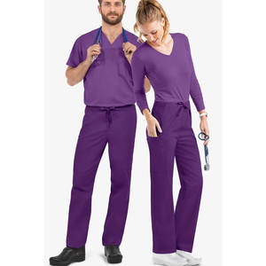 Ropa DE TRABAJO tela elástica enfermera médica hombres mujeres Hospital salud Scrubs uniforme profesional - Product Image 3