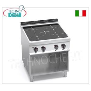 Cocina eléctrica con 4 zonas infrarrojas en gabinete abierto - Product Image 4