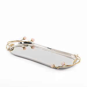 ถาดเสิร์ฟอาหารโลหะแข็งสไตล์โมเดิร์นสำหรับตกแต่งบ้านร้านอาหารและโรงแรมถาดเสิร์ฟดีไซน์ตามสั่ง - Product Image 1