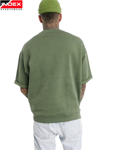 Fabricant de t-shirts tricotés à manches courtes personnalisés pour hommes 100% coton biologique à séchage rapide respirant coupe décontractée - Product Image 3