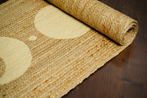Handloom Reversible Yute Runner Alfombra decorativa y alfombra para el hogar y la cocina para el uso del camino de mesa de boda - Product Image 4