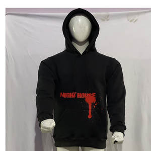 Sweat à capuche en molleton de coton 100%, combinaison de service OEM élégante avec fermeture éclair thermique et motif d'impression de conception personnalisée, nouvel arrivage - Product Image 5