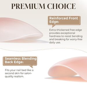 <span class=keywords><strong>Uñas</strong></span> Postizas Cortas Almendradas Ombre de Gel Suave, 32 Piezas, 16 Tamaños, Kit de Manicura Reutilizable, Venta al Por Mayor - Product Image 6