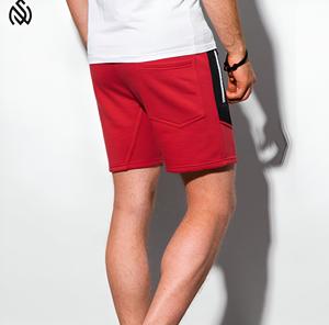 Pantalones cortos de chándal de lana de algodón informales para hombre con bolsillos Patrón sólido Tamaño XS Venta al por mayor Marca de entrenamiento Loose Fit Slim Fit Opciones - Product Image 3