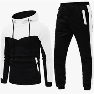 Ensemble de survêtement en polaire pour homme de qualité supérieure avec logo personnalisé |   Vêtements de sport respirants et écologiques et survêtement décontracté - Product Image 2