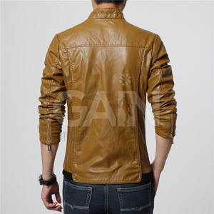 Nouvelle arrivée de veste en cuir de haute qualité pour hommes Veste d'hiver en cuir au meilleur design personnalisé - Product Image 2