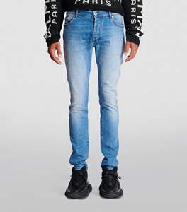 Pantalon en denim Offre Spéciale de qualité supérieure avec logo personnalisé, unisexe, taille haute, techniques de lavage 3D, design imprimé de marque propre - Product Image 3