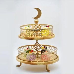 Diseño antiguo Ramadán Eid Cake Stand Calidad superior Metal Cake Stand Venta al por mayor Eid Celebration Cake Holder en el precio más bajo - Product Image 6