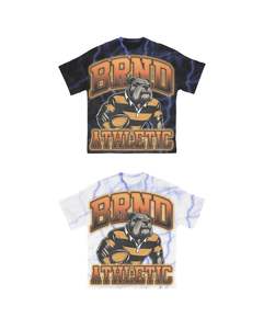 Fabricación personalizada 2025 Camiseta de hombre Venta al por mayor Diseño personalizado Serigrafía Mejor calidad 100% Camiseta de manga corta de algodón - Product Image 1