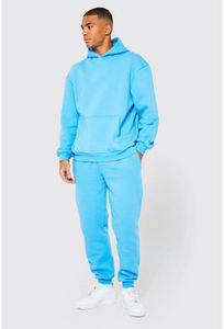 Custom Heavyweight Men Tracksuit Stacked Custom Logo <b>Sweatpants</b> and Hoodie Set Unisex <b>Oversized</b> Blank Sublimation Hoodies Set - Product Image 6