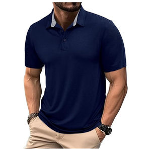 2024 chemises de golf pour hommes à manches courtes polo décontracté à séchage rapide Performance Polo T-Shirts personnalisé mode OEM respirant - Product Image 4