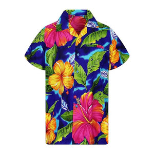 เสื้อฮาวายสำหรับผู้ชายเสื้อฮาวายชายหาดแขนสั้นสำหรับผู้ชายเสื้อฮาวายแห้งเร็วออกแบบได้ตามต้องการ - Product Image 1