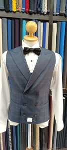 Veste blazer unisexe taille XL confortable costume d'affaires à double boutonnage avec tissu à boutons pour hommes et femmes - Product Image 2