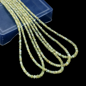 Cuentas Redondas Lisas de Crisoberyl Ojo de Gato de 3mm-5mm, Piedras Preciosas Semipreciosas de Ojo de Gato Verde Natural, Cuentas Lisas para la Fabricación de Joyas - Product Image 3