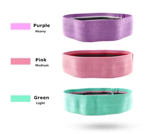 Falak Corporation Custom Fitness Gradient Color Bande de Resistance Elastic Yoga Exercise tessuto antiscivolo resistenza Hip wrt