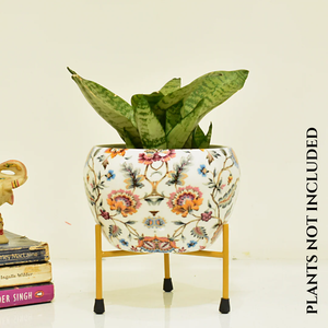 Jardinière en métal de taille personnalisée pour décoration intérieure et extérieure de la maison Jardinière en or moderne avec support Pot de fleur élégant pour jardin et salon - Product Image 5