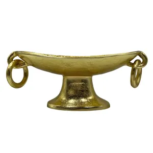 Bol en aluminium contemporain pour décoration de table de luxe, écologique, fait main, style américain, pour fêtes, utilisation domestique, sûr, Zahid Exports - Product Image 2