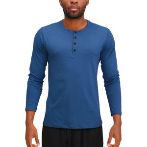 Camisetas deportivas personalizables de manga larga para hombre, camisetas personalizadas de alta calidad al por mayor, tejido de punto, 2025 - Product Image 3