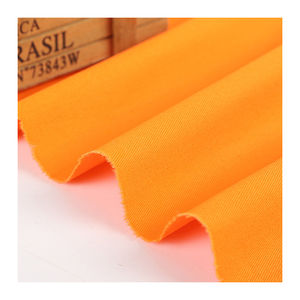 Tela de sarga de algodón orgánico de 150cm al por mayor para uniformes de ropa de trabajo características metálicas transpirables para abrigos tela de sarga personalizada - Product Image 4