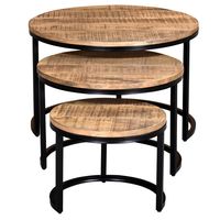 2022 Moderner Kaffee-Esstisch Eisen & Holz Luxus Wohnzimmer Schlafzimmer Möbel
