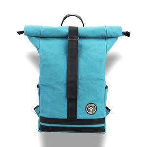 Mochila para Portátil Unisex de Lona Impermeable Vegana Estilo Vintage Pugmark, con Correa de Hombro Arqueada, Función Antirrobo, Respaldo Suave, 24L - Product Image 1