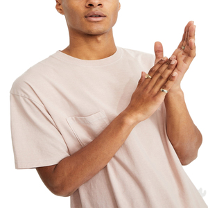 Heavy Weight <b>White</b> Top Men Roll Sleeves <b>Tee</b> Oversized Tshirt Blank T Shirtscustom apparel - Product Image 2