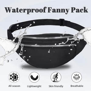 Customizable Waist <b>Bag</b> with Durable Fabric and Reinforced Stitching - Product Image 3