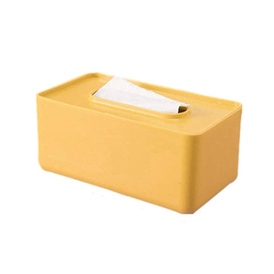 Caja de pañuelos cuadrada de moda de alta calidad, organizador superior con bandeja de almacenamiento, bandeja de tocador de Hotel, soporte para caja de pañuelos - Product Image 4