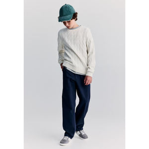 Pantalons de mode pour femmes avec logo personnalisé 2026, coupe régulière, jeans en denim large et long lavé, style streetwear, jeans décontractés athlétiques pour hommes - Product Image 3