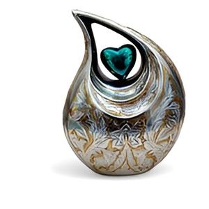 โกศทรงหยดน้ำตาสำหรับผู้ใหญ่ทำจากอะลูมิเนียมอุปกรณ์ตกแต่งงานศพสไตล์ทอง2024อินเดีย - Product Image 6