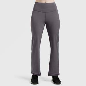 Pantalones Anchos Casuales Phoenix, Cintura Alta, Transpirables, Diseño Gris Oscuro - Product Image 2