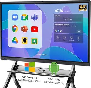 Độ nhạy cao New bảng thông minh, 65 "bảng thông minh cho lớp học văn phòng nhà, 4K UHD màn hình cảm ứng mở hệ thống kép bảng thông minh - Product Image 1
