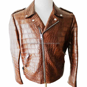 Chaqueta de Cuero Genuino Personalizada para Hombre, Chaqueta Clásica de Motociclista, Chaqueta Bomber - Product Image 4