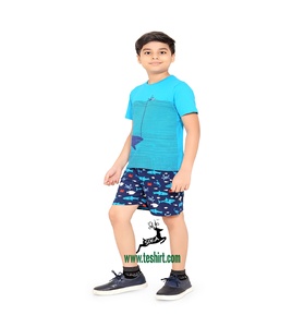Ropa Infantil Transpirable y Ecológica de Bajo Precio y la Mejor Calidad, 100% Algodón, Manga Corta, Cuello Redondo, para Verano - Product Image 5