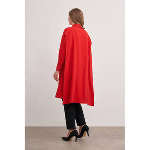 Tunique en polyester rouge grande taille - 15765112 - Product Image 6