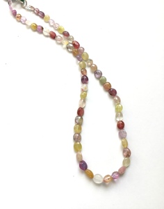 สร้อยคออัญมณีธรรมชาติทรงวงรีเรียบทัวร์มาลีนหลายแบบสำหรับการทำเครื่องประดับที่ดี - Product Image 5