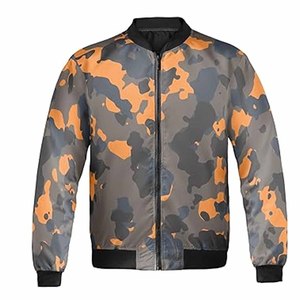 Blouson d'aviateur à revêtement sergé/PU en polyester 100% pour la saison d'hiver, blouson d'aviateur Hip Hop de qualité supérieure Streetwear vierge pour hommes - Product Image 5