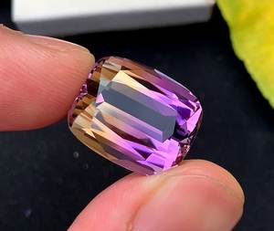 Piedra preciosa de ametrino boliviano Natural 100% de alta calidad para el uso de la fabricación de joyas por fabricantes y mayoristas indios a precios a granel - Product Image 2