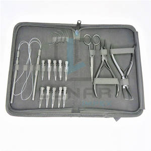 ชุดอุปกรณ์ต่อผมสีด้านสีดำแบบพรีเมียมชุดเคสหนังนิ่มพร้อมฉลากแบรนด์ตามสั่ง - Product Image 4