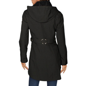 แจ็คเก็ตกันน้ำน้ำหนักเบามีซิปสำหรับผู้หญิงกันลมมีฮู้ด - Product Image 6