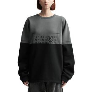 Sudadera de lana de manga larga de gran tamaño para mujer, insignia de lavado ácido, logotipo personalizado impreso, Sudadera con capucha de invierno informal holgada - Product Image 1