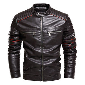 Chaquetas de Cuero para Hombre a Precio Económico, Nueva Colección de Chaquetas de Cuero para Hombre de Invierno, Chaqueta de Cuero con Color Personalizado - Product Image 1