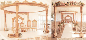Mandap abierto de decoración de boda Tamil con decoración Floral Srilankan lugar de boda Maharani Mandap EE. UU. Gujarati boda CeremonynUK - Product Image 3