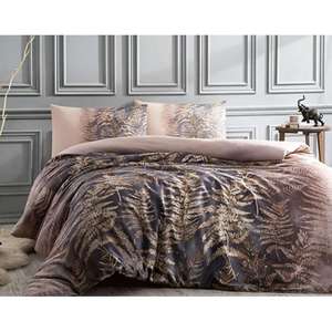 Ensemble de housse de couette Özdilek Brisa Folha Powder Double Ranforce - Product Image 1