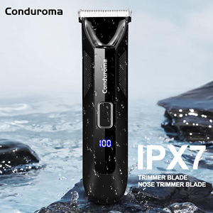 Rasoir électrique multifonctionnel silencieux et étanche, tondeuse de précision pour les poils du nez, tondeuse pour cheveux et corps 3 en 1. - Product Image 6