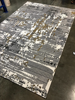 Tapis turc Gaziantep Shaggy Adiva 100% polypropylène, imperméable, pour extérieur, avec support en jute, épaisseur de poils moyenne 0,4-0,6 pouces.