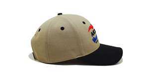Gorra de béisbol con logotipo bordado 2D personalizada de Vietnam OEM con ojal, ala curva, 6 paneles, cierre ajustable, gorra para exteriores para marca - Product Image 3