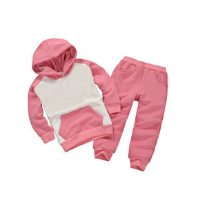 Survêtement d'automne en coton biologique de haute qualité pour garçons, pull-over à capuche brodé de logo personnalisé - Product Image 3