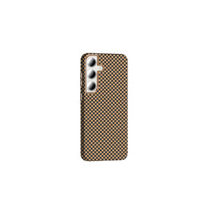 Coque de téléphone en TPU souple à texture fibre de carbone compatible M-Safe pour Samsung Galaxy S24 FE Plus, protection en silicone - Product Image 2